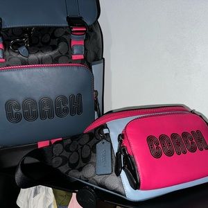 Coach Backpack and matching Belt Bag